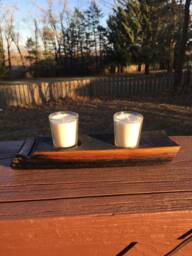 Tequila Barrel Candle Display - thumbnail 1