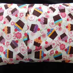 Cupcakes /Flowers/ Pillow Case/ Newborn Toddler Children Kids Girl's Case - thumbnail 2