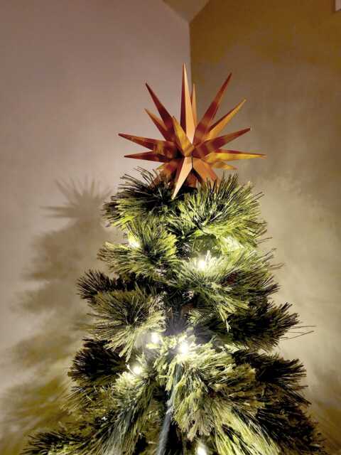 Borromini Star Christmas Tree Topper - image 1