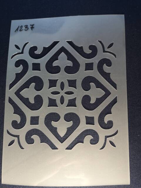 Tile Stencil, Flexible, Reusable, 125Micron, Wall Decor, Home Decor, Furniture Painting, Card Making, Craft Stencil From Bitofeverythingbyb