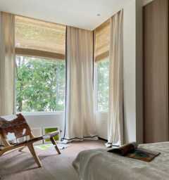 Custom Made With Any Fabric /Size , A Pair Of Cotton /Linen Blend Curtains Greek Key Design, Living Room Curtains, Bedroom