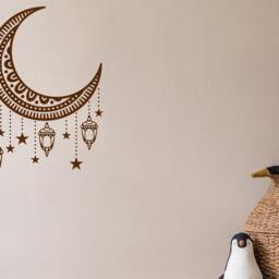 40% Off Stars & Moon Wall Decals. Decal. Boho Style. Kids Room Sticker. Nursery Decor. Celestial Decal Me10 - thumbnail 3