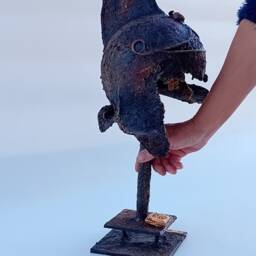 Philip Ii Of Macedon Helmet Replica Ancient Greek Art Sculpture - thumbnail 3