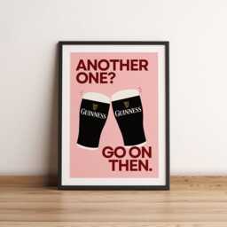 Guinness Inspired Print - Beer Cheers Bar Cart Wall Decor Art Print Happy Hour - thumbnail 3
