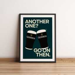 Guinness Inspired Print - Beer Cheers Bar Cart Wall Decor Art Print Happy Hour - thumbnail 2