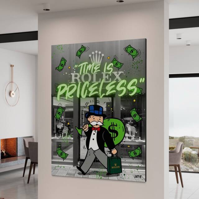 Alec Monopoly Canvas Art Pop Street Art, Graffiti Style