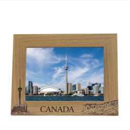 Canada Holiday Personalised Wooden Photo Frame Niagara Falls Travel Memories Keepsake Gift - thumbnail 1
