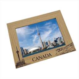 Canada Holiday Personalised Wooden Photo Frame Niagara Falls Travel Memories Keepsake Gift - thumbnail 2