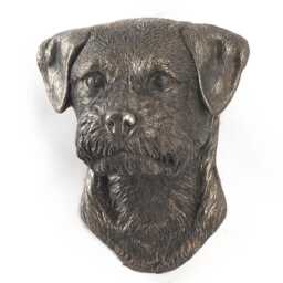 Border Terrier, Dog Hanging Statue Cold Cast Bronze - thumbnail 3