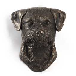 Border Terrier, Dog Hanging Statue Cold Cast Bronze - thumbnail 2