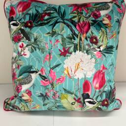 Bright Pink Piped Cushion Cover Various Sizes Available - thumbnail 2