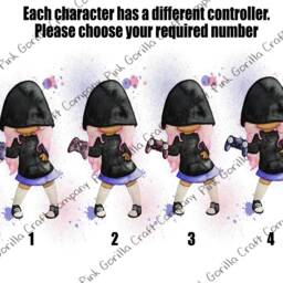 Gamer Cushion, Girl Gamer, Gaming Girl, Gift, Pillow, Birthday Gift, Gift - thumbnail 3