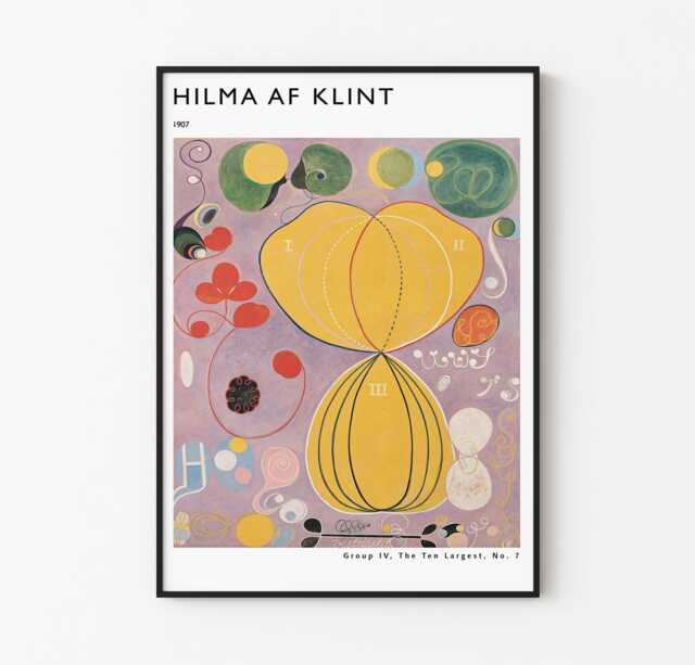 Hilma Af Klint - Ten Largest No 7 Rare Affiche Plakat/Physical Product - image 1