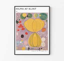 Hilma Af Klint - Ten Largest No 7 Rare Affiche Plakat/Physical Product - thumbnail 1
