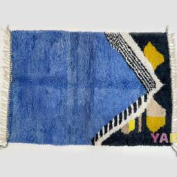 Yakiti - 5X9Ft Moroccan Rug, Beni Ourain Area Modern Wool Living Room Beniourain Handmade Soft Carpet, 163 cm X 265 - thumbnail 3