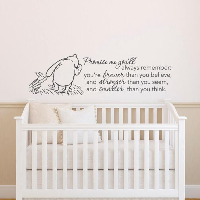 Braver Stronger Smarter Wall Decal Kids Nursery Decor P33 - image 1