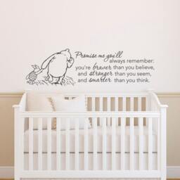 Braver Stronger Smarter Wall Decal Kids Nursery Decor P33 - thumbnail 1