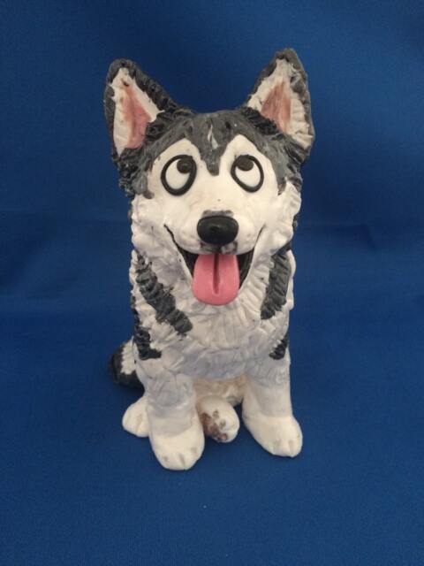 Siberian Husky Dog Figurine - image 1