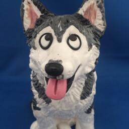 Siberian Husky Dog Figurine - thumbnail 3