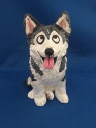 Siberian Husky Dog Figurine - thumbnail 1