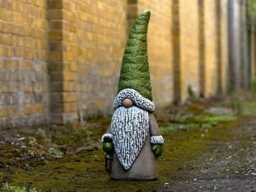 Massive Gnome Sculpture Concrete Elf Statue Outdoor Nordic Decoration Garden & Home Ornament Gnome Lover Gift Yard Art Christmas - thumbnail 1