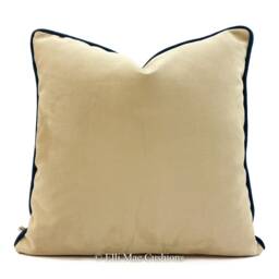 William Morris Luxury Designer Acanthus Velvet Vintage Blue Green Cushion Pillow Cover - thumbnail 3