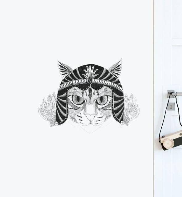 Simba The Fighter Wall Sticker Decal - Illustration Stickers, Animals Decals, Home Decor, Art, Illustrations