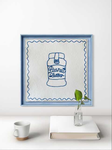 Embroidered Condiments & Preserves - Tomato Ketchup, Hot Sauce, Peanut Butter - image 1