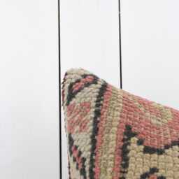Handmade Vintage Turkish Kilim Pillow Cover - 16x24 - thumbnail 2