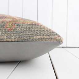Handmade Vintage Turkish Kilim Pillow Cover - 16x24 - thumbnail 4
