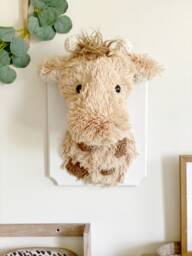 Handmade Giraffe Wall Mount Faux Taxidermy Safari Nursery Decor - thumbnail 1