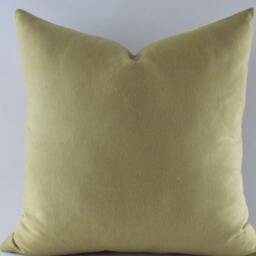 Lime Green Cotton Canvas Throw Pillow Cover - 18'' X 18'' - thumbnail 2