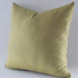 Lime Green Cotton Canvas Throw Pillow Cover - 18'' X 18'' - thumbnail 3