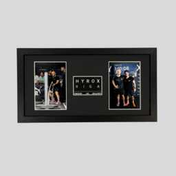 Hyrox Finisher Frame - Race Patch & Photo Display Personalised Sports Medal Gift - thumbnail 1