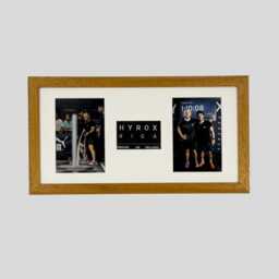 Hyrox Finisher Frame - Race Patch & Photo Display Personalised Sports Medal Gift - thumbnail 3