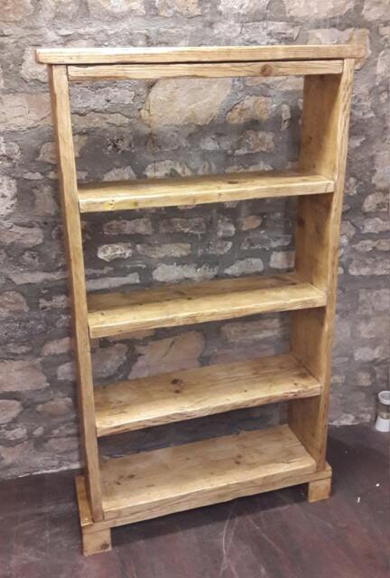 Handmade Reclaimed Wood Bookcase Shelves Rustic - image 1