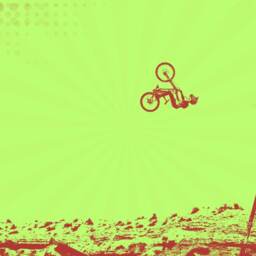 Mountain Bike Art Beach Towel Cyclist Gift, Mtb Cam Zink - thumbnail 3