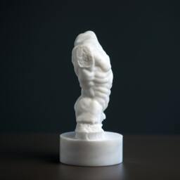 Marble Statue Torso Of The Falling Man By Rodin Carved Artist Sculpture Bust - thumbnail 2