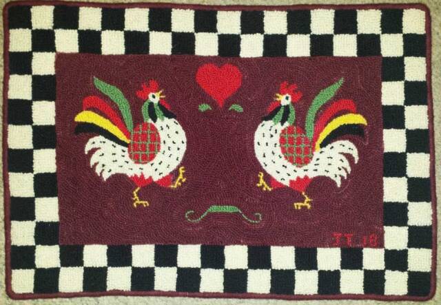 Rooster Rug