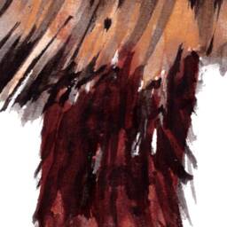 Framed Brown Figure Print, Abstract Art in Africa Inspiration, Kitchen Wall Art, Bedroom Decor & Original Gift - thumbnail 4
