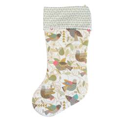 Rifle Paper Co. Christmas Stocking Folkorico Pajarito De Oro Bird Print - thumbnail 2