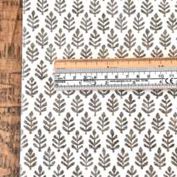 1762. Folia Espresso Tree 100% Cotton Cushion Cover, Various Sizes - thumbnail 4