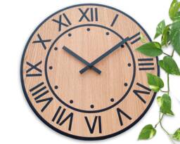 Wooden Round Wall Clock 13 - thumbnail 1