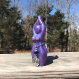 Inanna Story Goddess Statue - Statue, Priestess, Ariadne, Labyrinth, Queen Of Heaven, Sacred Path, Story Goddess - thumbnail 3