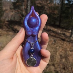 Inanna Story Goddess Statue - Statue, Priestess, Ariadne, Labyrinth, Queen Of Heaven, Sacred Path, Story Goddess - thumbnail 2