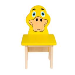 Quirky Kids Chair Duck Design - Wooden Furniture For Toddlers & Preschoolers - thumbnail 3
