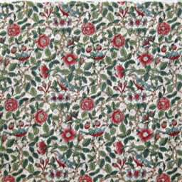 Liberty William Morris Briarwood, Arts & Crafts, Red Green, Mid 70S Cotton Cushion Cover, Throw Pillow Home Decor - thumbnail 4