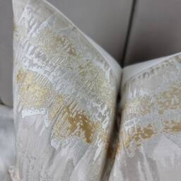 Aztec Inca Cream & Gold Cushion Cover, Inca Decorative Pillow Design, , Sofa Throw Bed Cover - thumbnail 4