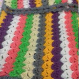 Multi Coloured Baby Blanket - thumbnail 3