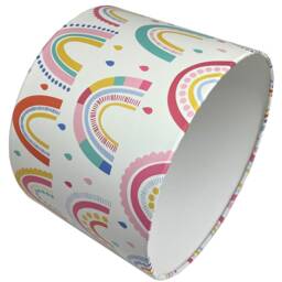 Rainbow Lampshade For Ceiling & Table Lamps, Kids Bedroom Or Nursery Drum Light Shade - thumbnail 3